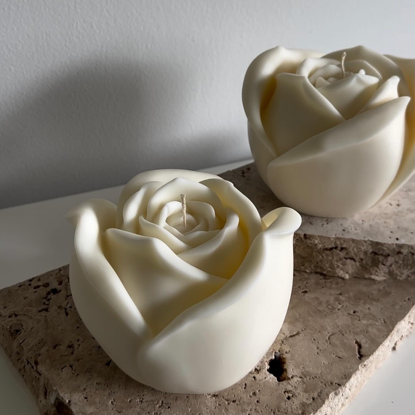 Natural Soy Wax - Large Rose Bud