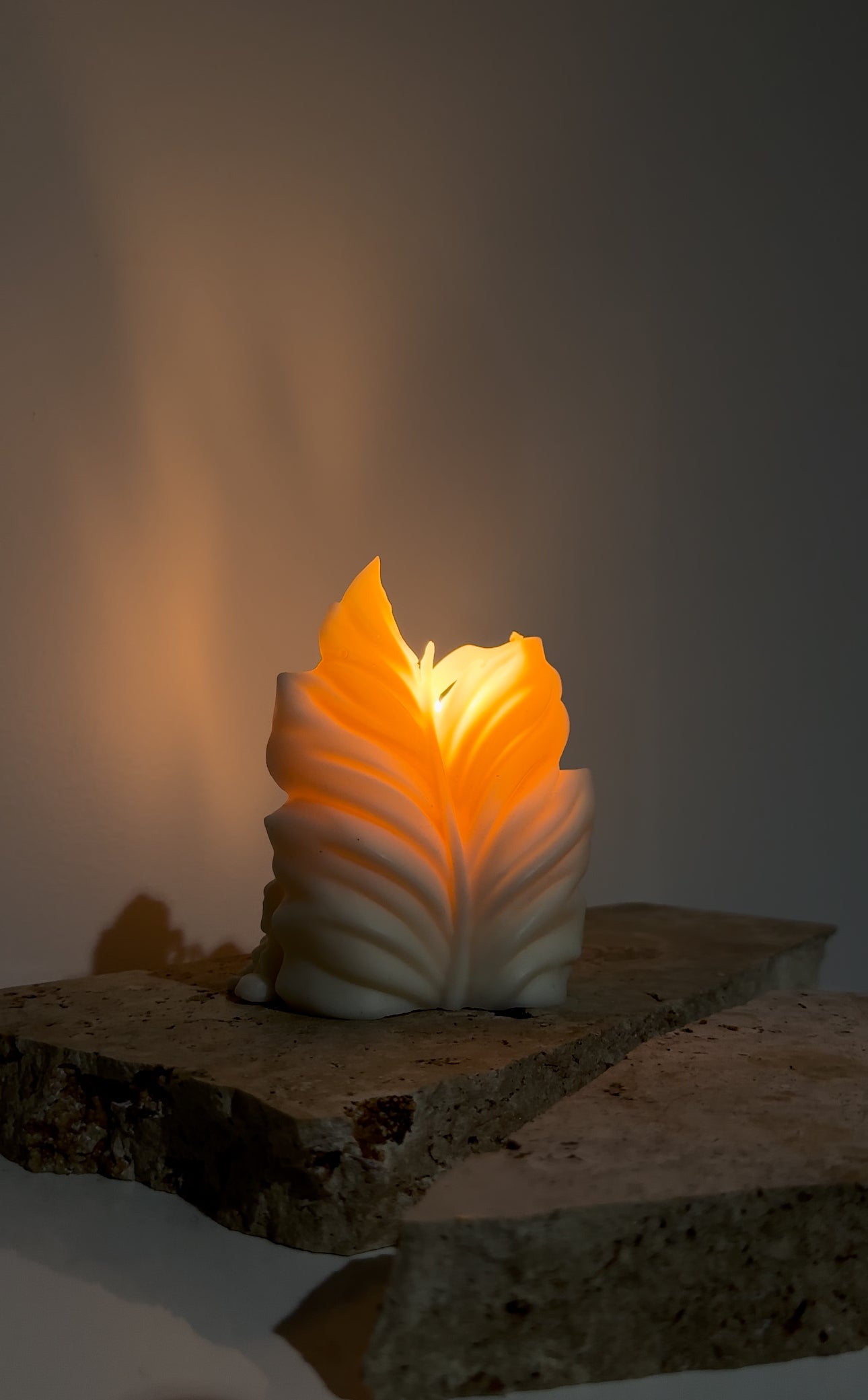 Natural Soy Wax - Feather Candle