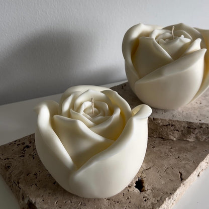 Natural Soy Wax - Large Rose Bud